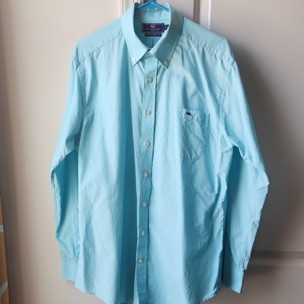 Vineyard Vines Aqua Slim Fit Tucker Shirt Button-Down Shirt